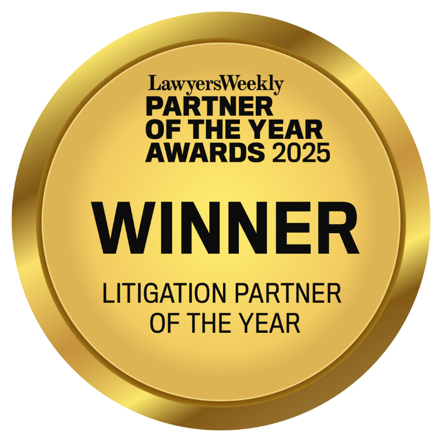 WINNER – LITIGAITON PARTNER OF THE YEAR 2025